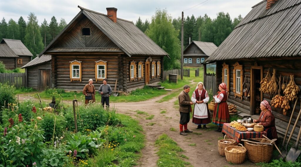 Русская деревня: традиционный уклад, быт и почему он возвращается в современную культуру - иллюстрация