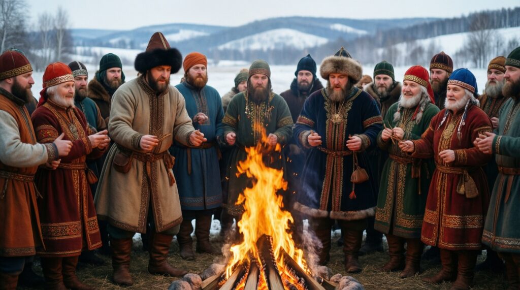 Старинные русские игры и забавы: во что играли дети и взрослые в разные эпохи - иллюстрация